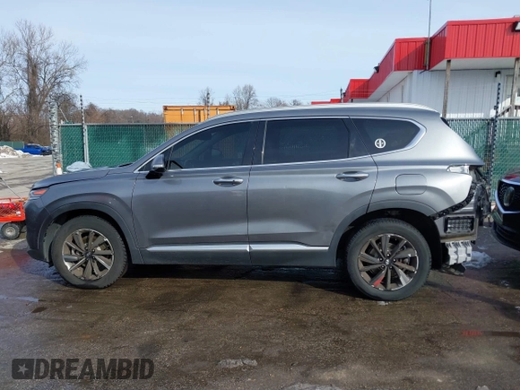 2019 Hyundai Santa Fe Limited with VIN 5NMS5CAD2KH059843, listed as a IAAI auction lot 41271006 with 187,468 mi miles. Bid and sale history available at carsss.com. Image 15.