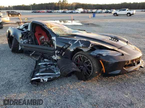 2015 Chevrolet Corvette Z06 1LZ z VIN 1G1YP2D63F5604803, wystawiony jako Copart lot #86177014 z przebiegiem Nie podano mil oraz Szkoda całkowita • Salvage title. Historia ofert i sprzedaży dostępna na DreamBid. Obrazek 4.