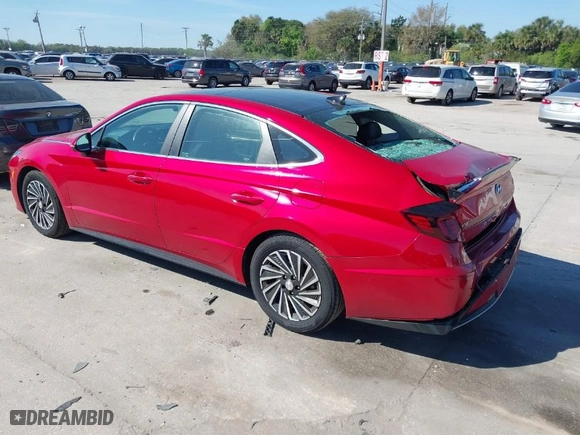 2022 Hyundai Sonata Hybrid Limited with VIN KMHL54JJ3NA039045, listed as a IAAI auction lot 41694476 with 40,818 mi miles. Bid and sale history available at carsss.com. Image 3.
