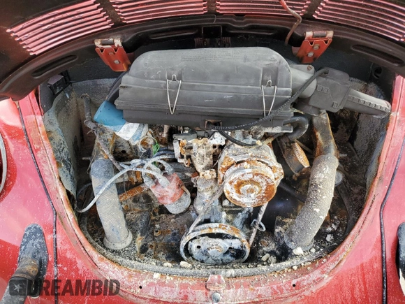 1974 Volkswagen Beetle with VIN 1542376676, listed as a Copart auction lot 74826694 with 7,835 mi miles and Salvage Title. Bid and sale history available at DreamBid. Image 11.