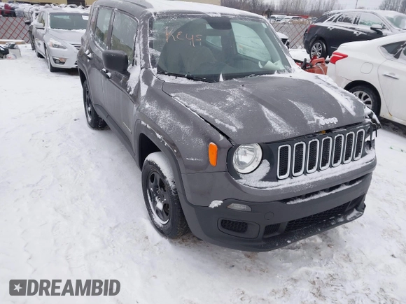 2018 Jeep Renegade Sport with VIN ZACCJBAH6JPH18366, listed as a IAAI auction lot 41345946 with 69,709 mi miles and . Bid and sale history available at DreamBid. Image 1.