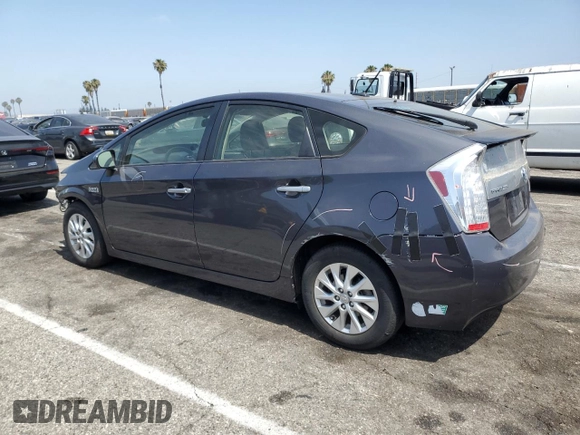 2012 Toyota Prius with VIN JTDKN3DP4C3006468, listed as a Copart auction lot 61758325 with 124,796 mi miles and Salvage title. Bid and sale history available at DreamBid. Image 2.