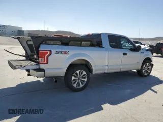 2017 Ford F-150 XL with VIN 1FTEX1CP0HKC28497, listed as a Copart auction lot 48777145 with 93,194 mi miles and Salvage Title. Bid and sale history available at carsss.com. Image 3.