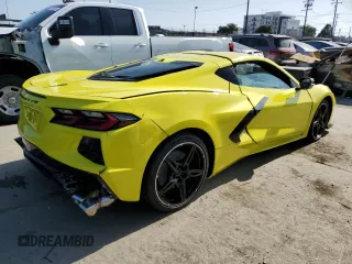 2024 Chevrolet Corvette 2LT with VIN 1G1YB2D48R5108980, listed as a Copart auction lot 62026825 with 19,552 mi miles and Salvage title. Bid and sale history available at DreamBid. Image 3.