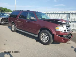 2012 Ford Expedition Max King Ranch with VIN 1FMJK1J57CEF63645, listed as a Copart auction lot 62130665 with 105,839 mi miles and Salvage title. Bid and sale history available at DreamBid. Image 4.