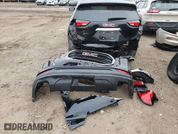 2019 GMC Terrain SLE with VIN 3GKALTEX3KL170365, listed as a Copart auction lot 53208634 with 26,649 mi miles and Salvage Title. Bid and sale history available at carsss.com. Image 9.