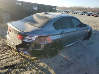 2020 BMW M5 Competition with VIN WBSJF0C08LCD66155, listed as a Copart auction lot 46107325 with 56,185 mi miles and Salvage Title. Bid and sale history available at carsss.com. Image 3.
