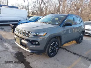 2023 Jeep Compass Limited with VIN 3C4NJDCN6PT567277, listed as a IAAI auction lot 41412097 with 35,502 mi miles and . Bid and sale history available at carsss.com. Image 17.