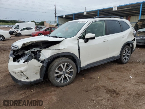 2020 Subaru Forester Limited with VIN JF2SKAUC6LH603815, listed as a Copart auction lot 62422995 with 61,963 mi miles and Salvage title. Bid and sale history available at DreamBid. Image 1.