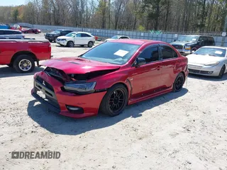2008 Mitsubishi Lancer Evolution GSR with VIN JA3AW86V38U050561, listed as a IAAI auction lot 41879629 with 104,905 mi miles. Bid and sale history available at carsss.com. Image 17.