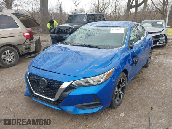 2021 Nissan Sentra SV with VIN 3N1AB8CV0MY271062, listed as a IAAI auction lot 41561631 with 65,999 mi miles and . Bid and sale history available at DreamBid. Image 17.