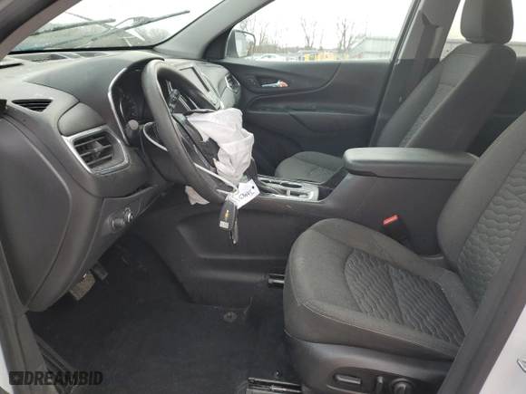2021 Chevrolet Equinox LT with VIN 3GNAXUEV5MS161624, listed as a Copart auction lot 52389215 with 54,330 mi miles and Salvage Title. Bid and sale history available at carsss.com. Image 7.