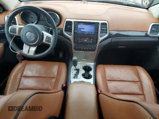 2013 Jeep Grand Cherokee Overland with VIN 1C4RJFCG7DC571280, listed as a Copart auction lot 47250365 with 53,907 mi miles and Salvage Title. Bid and sale history available at carsss.com. Image 8.