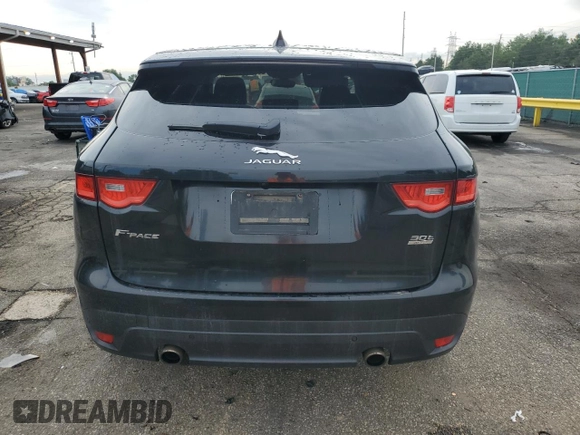 2019 Jaguar F-Pace 25t Prestige with VIN SADCK2GX3KA392592, listed as a Copart auction lot 59199455 with 170,635 mi miles and Salvage title. Bid and sale history available at DreamBid. Image 6.