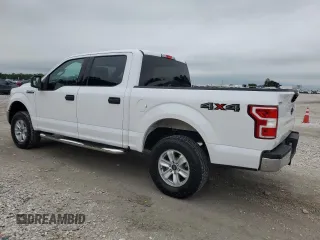 2020 Ford F-150 XL with VIN 1FTEW1E43LKD42136, listed as a Copart auction lot 59444145 with 142,294 mi miles and Salvage title. Bid and sale history available at DreamBid. Image 2.