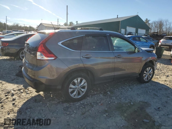 2013 Honda CR-V EX-L with VIN 5J6RM4H7XDL084279, listed as a Copart auction lot 80391584 with Not Provided miles and Salvage Title. Bid and sale history available at DreamBid. Image 3.