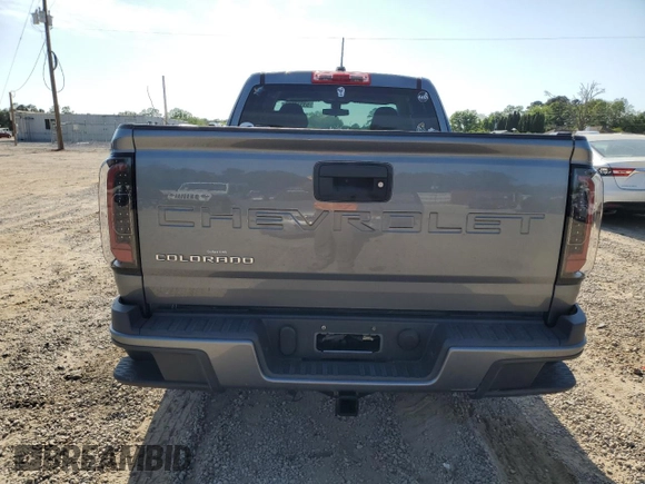 2021 Chevrolet Colorado 2WD Work Truck with VIN 1GCHSBEA7M1167093, listed as a Copart auction lot 53316075 with 51,238 mi miles and Salvage title. Bid and sale history available at DreamBid. Image 6.