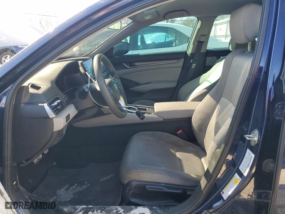 2019 Honda Accord Sedan LX 1.5T with VIN 1HGCV1F10KA129617, listed as a Copart auction lot 44258975 with NaN miles and Salvage Title. Bid and sale history available at carsss.com. Image 7.