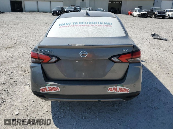 2021 Nissan Versa SV with VIN 3N1CN8EV3ML826239, listed as a Copart auction lot 55220725 with 89,019 mi miles and Salvage Title. Bid and sale history available at DreamBid. Image 6.