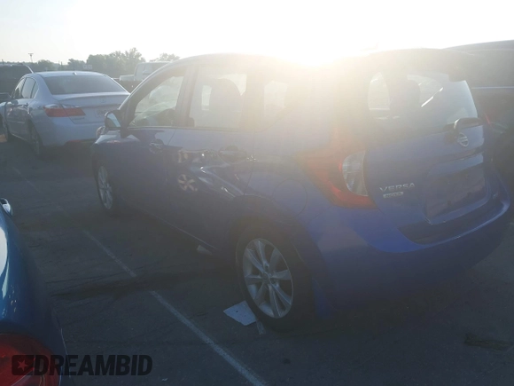 2014 Nissan Note S with VIN 3N1CE2CP3EL356491, listed as a IAAI auction lot 42628539 with 87,385 mi miles and . Bid and sale history available at DreamBid. Image 3.