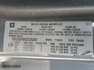 2012 Chevrolet Colorado LT w/1LT with VIN 1GCJTCF94C8125267, listed as a Copart auction lot 76092534 with 172,820 mi miles and Salvage Title. Bid and sale history available at carsss.com. Image 14.