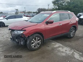 2015 Nissan Rogue S with VIN KNMAT2MT7FP537170, listed as a Copart auction lot 38707564 with 104,281 mi miles and Non Repairable. Bid and sale history available at carsss.com. Image 1.