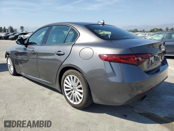 2022 Alfa Romeo Giulia with VIN ZARFAMAN9N7660163, listed as a Copart auction lot 60859815 with 33,912 mi miles and Salvage title. Bid and sale history available at DreamBid. Image 2.