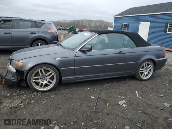 2005 BMW 3 Series 330Ci with VIN WBABW53435PL50544, listed as a Copart auction lot 47233445 with 153,778 mi miles and Clean Title. Bid and sale history available at carsss.com. Image 1.