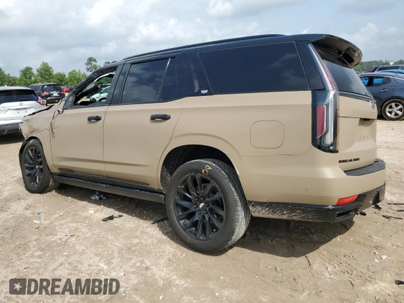 2024 Cadillac Escalade 4WD Sport with VIN 1GYS4FKL9RR311565, listed as a Copart auction lot 54236255 with 9,505 mi miles and Salvage title. Bid and sale history available at DreamBid. Image 2.
