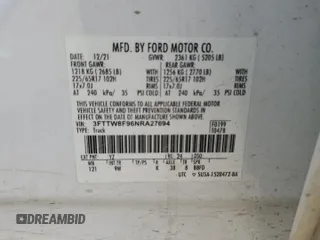 2022 Ford Maverick XL z VIN 3FTTW8F96NRA27694, wystawiony jako Copart lot #53481305 z przebiegiem 79 816 mil mil oraz Szkoda całkowita • Salvage title. Historia ofert i sprzedaży dostępna na DreamBid. Obrazek 13.