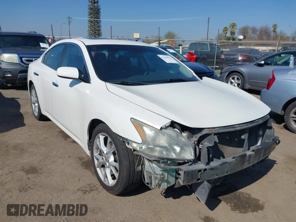 2014 Nissan Maxima SV с VIN 1N4AA5AP4EC483272, выставлен на аукционе IAAI как лот 41668364 с пробегом 186 132 миль миль и . История ставок и продаж доступна на DreamBid. Изображение 1.