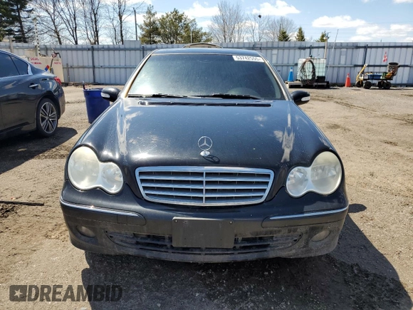 2007 Mercedes-Benz C 230 Sport with VIN WDBRF52H77F890234, listed as a Copart auction lot 53742555 with 271,934 mi miles and Clean Title. Bid and sale history available at DreamBid. Image 5.