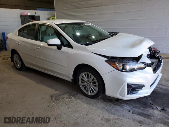 2018 Subaru Impreza Premium with VIN 4S3GKAD6XJ3616057, listed as a Copart auction lot 54500545 with 109,502 mi miles and Salvage title. Bid and sale history available at DreamBid. Image 4.