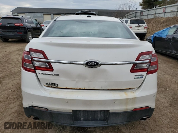 2015 Ford Taurus SEL with VIN 1FAHP2H8XFG172157, listed as a Copart auction lot 49963615 with 158,946 mi miles and Clean Title. Bid and sale history available at carsss.com. Image 6.