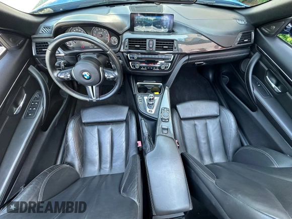 2015 BMW M4 with VIN WBS3U9C56FP967640, listed as a Copart auction lot 63641785 with 31,516 mi miles and Salvage title. Bid and sale history available at DreamBid. Image 9.