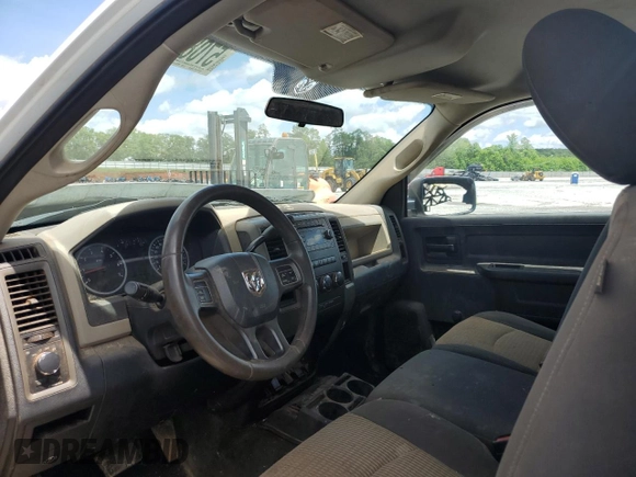 2012 Ram 1500 ST with VIN 3C6JD6DP4CG276742, listed as a Copart auction lot 57086145 with 200,771 mi miles and Salvage title. Bid and sale history available at DreamBid. Image 8.