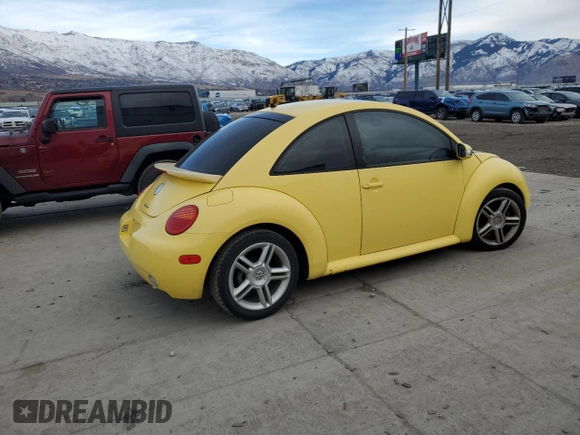 2005 Volkswagen Beetle with VIN 3VWCD31C35M411776, listed as a Copart auction lot 41478265 with 159,014 mi miles and Clean Title. Bid and sale history available at DreamBid. Image 3.