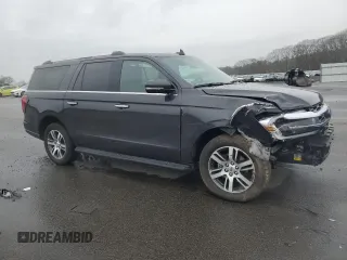2024 Ford Expedition Max Limited with VIN 1FMJK2A88REA24346, listed as a Copart auction lot 52884835 with 33,202 mi miles and Clean title. Bid and sale history available at DreamBid. Image 4.