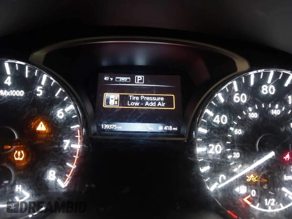 2019 Nissan Pathfinder SV with VIN 5N1DR2MM1KC628212, listed as a IAAI auction lot 41815898 with 139,375 mi miles. Bid and sale history available at carsss.com. Image 7.