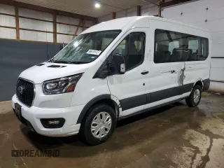 2023 Ford Transit Passenger XL with VIN 1FBAX2C86PKB28288, listed as a Copart auction lot 77303204 with 31,380 mi miles and Clean Title. Bid and sale history available at carsss.com. Image 1.