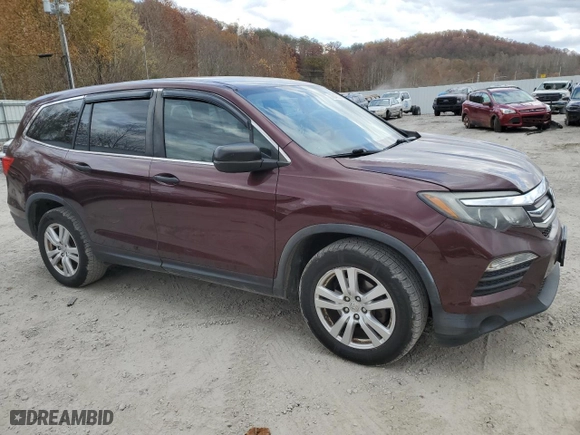 2016 Honda Pilot LX with VIN 5FNYF6H14GB099578, listed as a Copart auction lot 76843314 with 188,161 mi miles and Clean Title. Bid and sale history available at carsss.com. Image 4.