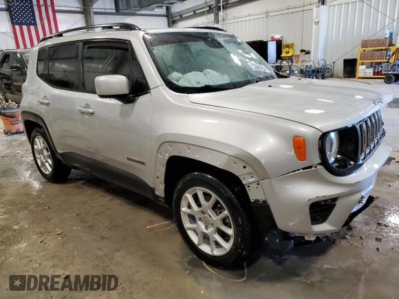 2020 Jeep Renegade Latitude with VIN ZACNJABB6LPK93728, listed as a Copart auction lot 49152845 with 52,272 mi miles and Clean Title. Bid and sale history available at carsss.com. Image 4.