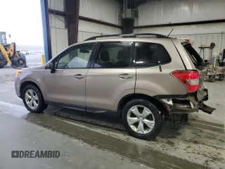 2015 Subaru Forester Premium with VIN JF2SJAFCXFH566000, listed as a Copart auction lot 59915295 with 86,853 mi miles and Salvage title. Bid and sale history available at DreamBid. Image 2.