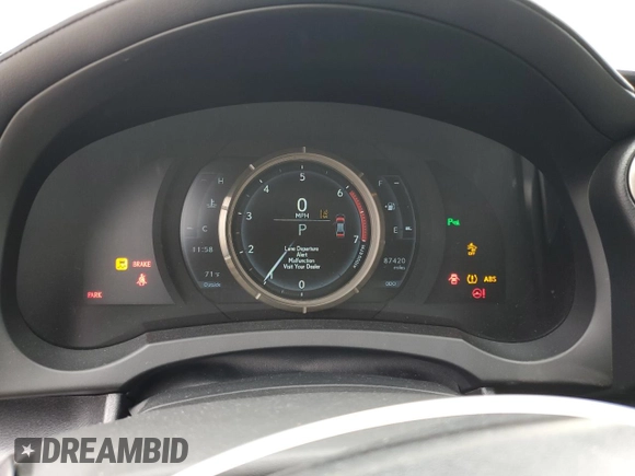 2018 Lexus IS 300 with VIN JTHBA1D26J5065753, listed as a Copart auction lot 54759645 with 87,420 mi miles and Salvage title. Bid and sale history available at DreamBid. Image 9.