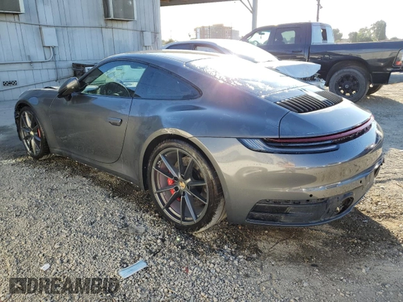 2024 Porsche 911 Carrera S with VIN WP0AB2A9XRS218472, listed as a Copart auction lot 76996354 with 1,155 mi miles and Salvage Title. Bid and sale history available at carsss.com. Image 2.