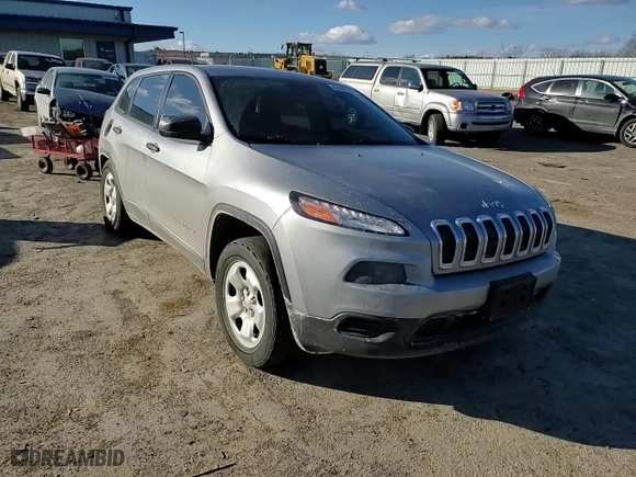 2014 Jeep Cherokee Sport with VIN 1C4PJMAB4EW273806, listed as a Copart auction lot 42988125 with 109,578 mi miles and Non Repairable. Bid and sale history available at carsss.com. Image 14.