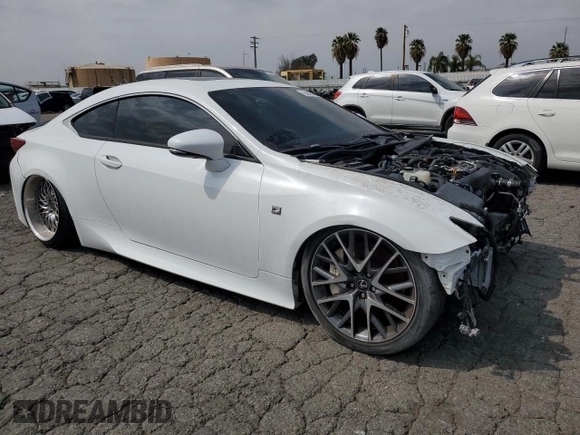 2017 Lexus RC 200t with VIN JTHHA5BC1H5005399, listed as a Copart auction lot 50992835 with 152,111 mi miles and Clean title. Bid and sale history available at DreamBid. Image 4.
