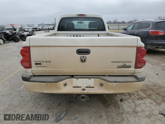 2009 Dodge Dakota Bighorn/Lonestar with VIN 1D3HW32P29S749078, listed as a Copart auction lot 85299224 with 135,502 mi miles and Salvage Title. Bid and sale history available at carsss.com. Image 6.