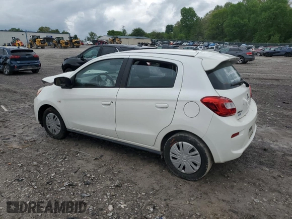 2020 Mitsubishi Mirage ES z VIN ML32A3HJ6LH010710, wystawiony jako Copart lot #53871695 z przebiegiem 61 487 mil mil oraz Szkoda całkowita • Salvage title. Historia ofert i sprzedaży dostępna na DreamBid. Obrazek 2.