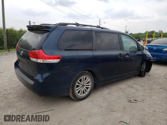 2012 Toyota Sienna XLE AAS with VIN 5TDYK3DC7CS216061, listed as a Copart auction lot 60596715 with 112,713 mi miles and Salvage title. Bid and sale history available at DreamBid. Image 3.